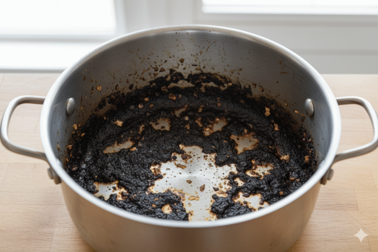 Wyczyscto.pl - garnek z przypalonym mlekiem