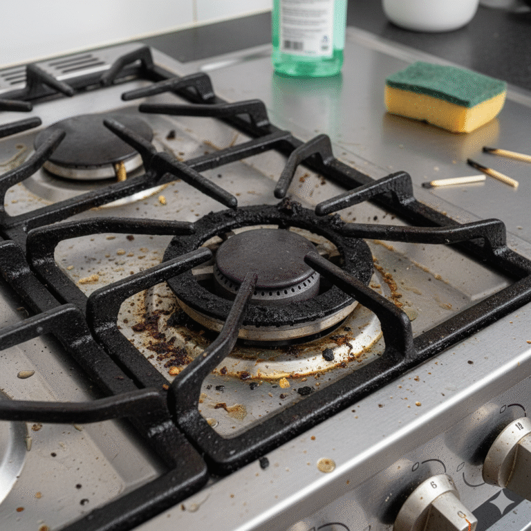 Wyczyscto.pl - ruszt kuchenki gazowej